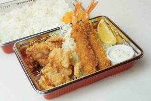 エビフライ唐揚げ弁当