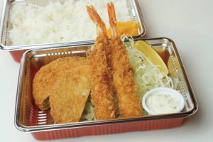 エビフライメンチカツ弁当